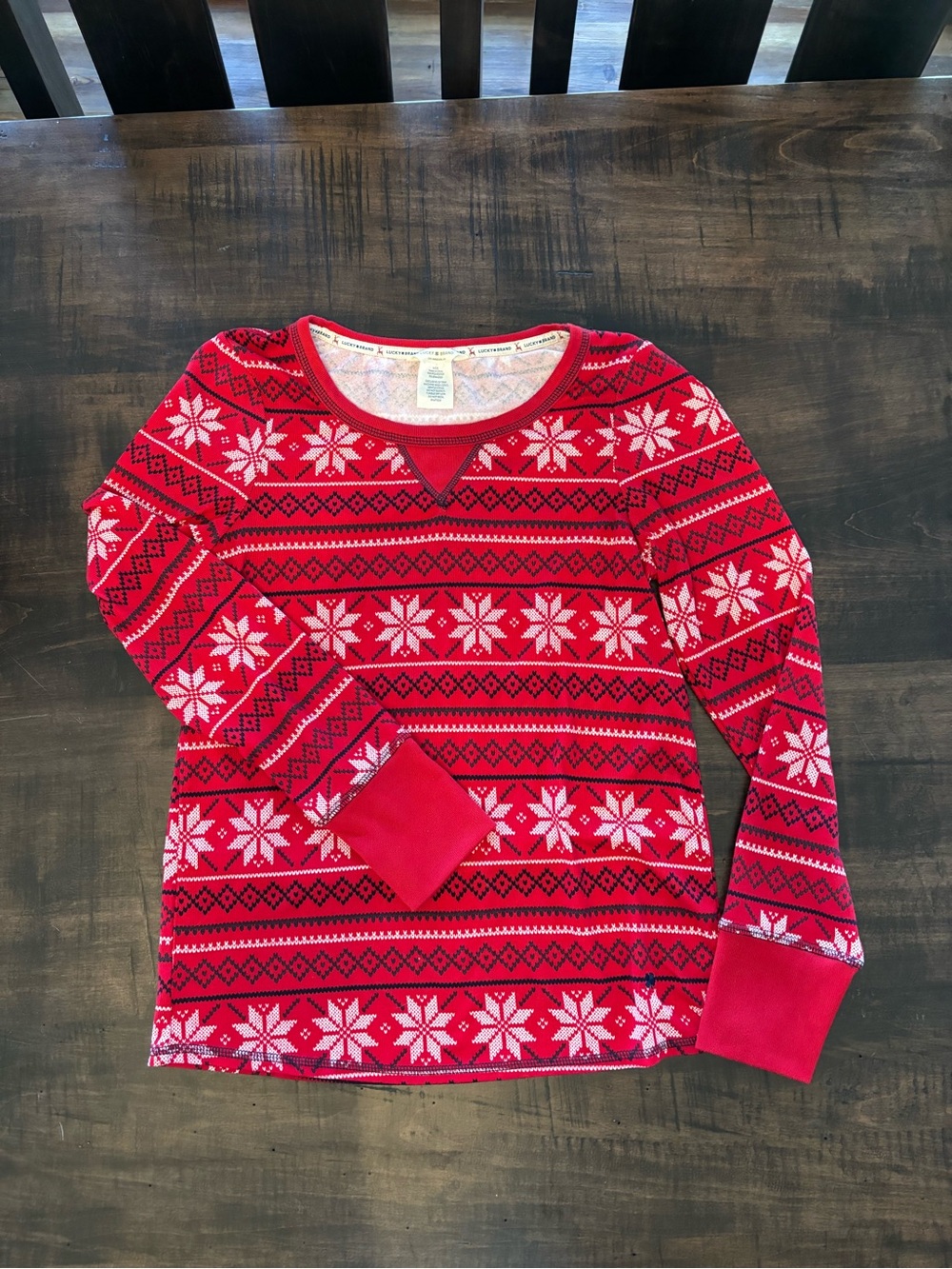 Lucky Brand Soft Holiday PJ Set NWOT